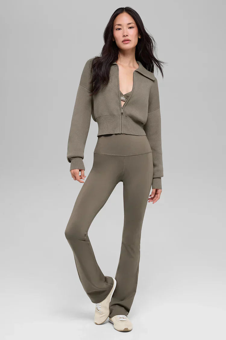 Veste Courte Zippée Scholar Knit