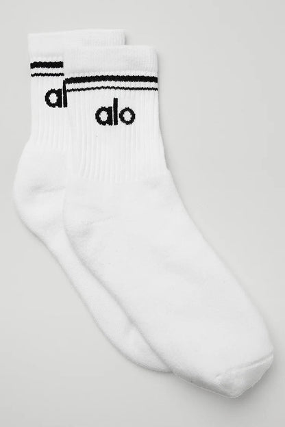 ALO Chaussettes Mi-Hautes Unisexes Throwback