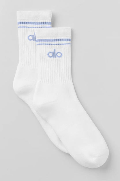 ALO Chaussettes Mi-Hautes Unisexes Throwback